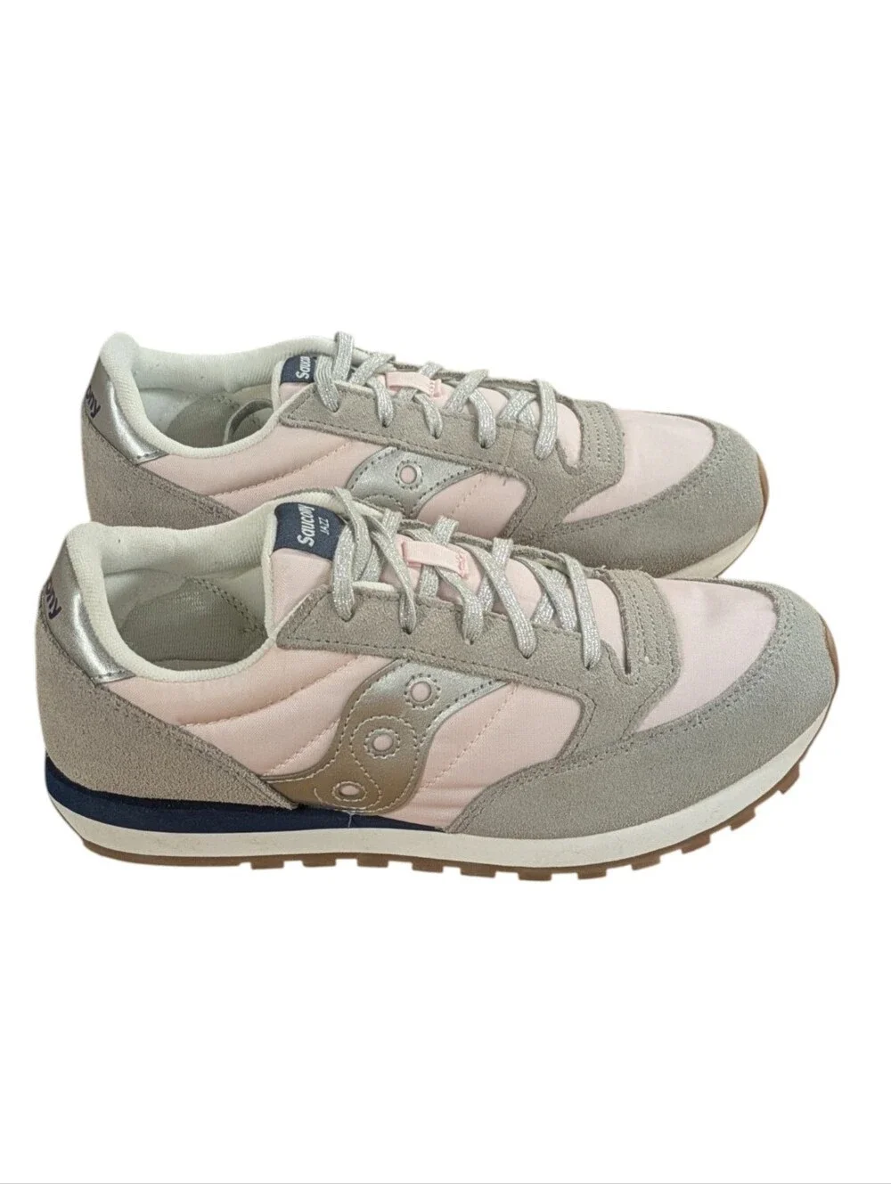 Saucony Jazz Original Gray and Blush Sneakers Size 5